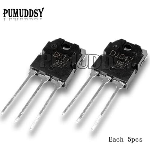6PCS 2SD1047 D1047 2SB817 B817 audio amplifier the tube authentic 3pair (3pcs 2SD1047 +3pcs 2SB817) each 3pcs