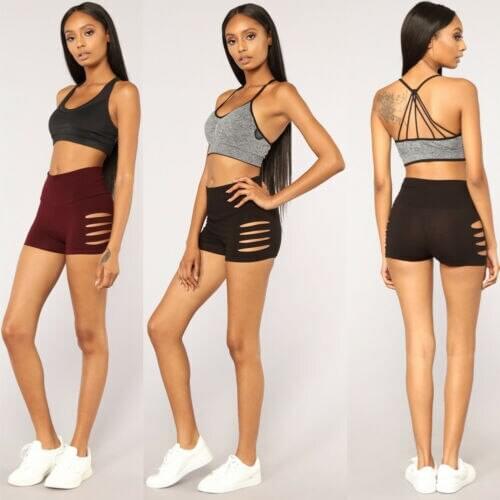 Women Sexy Sports Shorts Gym Push Up Lift Fitness Leggings Workout Short Gym Shorts Women