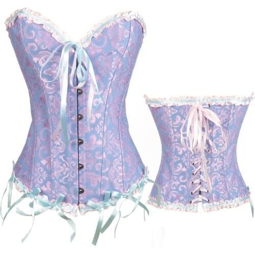 Women Corset Lace Sexy Party Dresses Women Bustier Breathable Slimimg Body Shapwear Mesh Net Corset For Summer Size XS-6XL