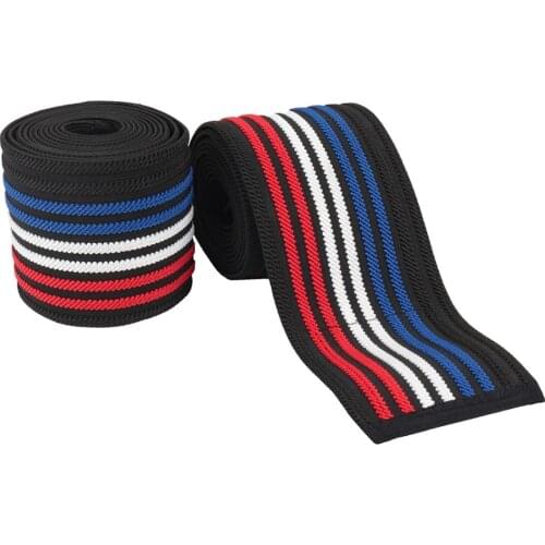 1pc Knee Sleeve Wrap Elastic Nylon Adjustable Leg Safety Belt Protector Sportswear Accessories Fitness Squat Knee Brace Support