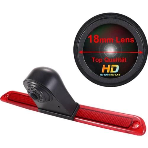 18mm lens HD 3rd Brake Light Backup Camera Aftermarket Reversing Camera for Transporter Van VW Crafter Transporter 2003-2016