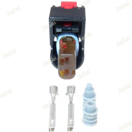 2 Pin 1.0 Seires Auto Electric Wiring Harness Plastic Socket 2098641-6 2098641-1 Waterproof Female Connector