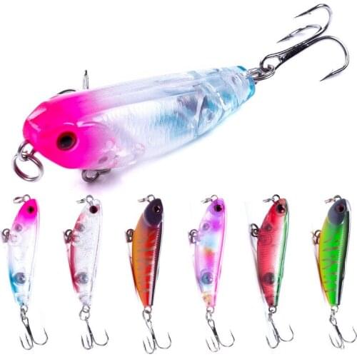 200pcs Sinking Pencil Fishing Lure 50mm 5.5g Fish Lures Artificial Hard Bait Pesca Fishing tackle With Lead Inside Diving