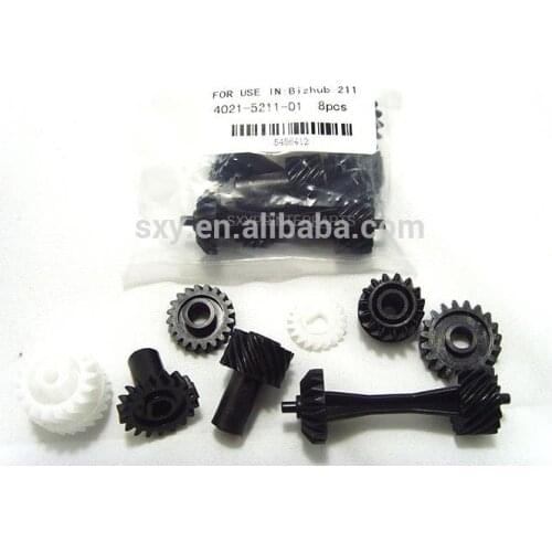 5 sets free shipping high quality Developer gear kit for Minolta Di163_Bizhub 211