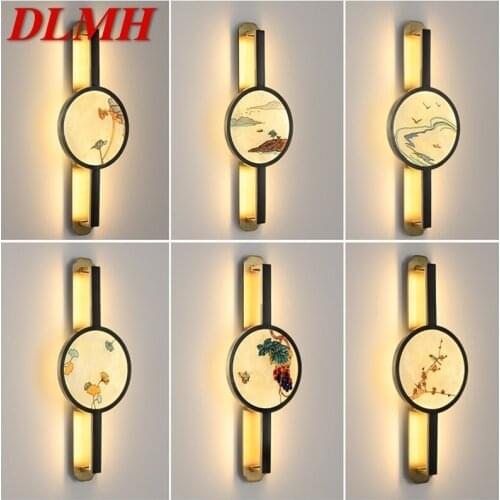 DLMH Indoor Sconce Wall Lights Modern Brass Creative LED Lamp Design For Home Corridor