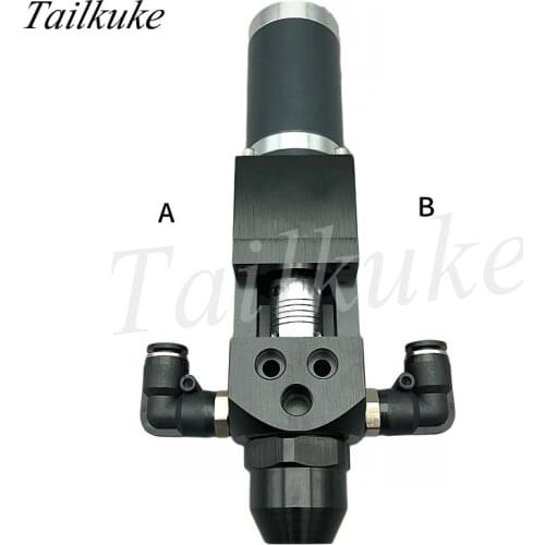 Electric stirring dynamic dispensing valve with Motor AB double liquid dispensing valve proportion adjustable Glue drip valve