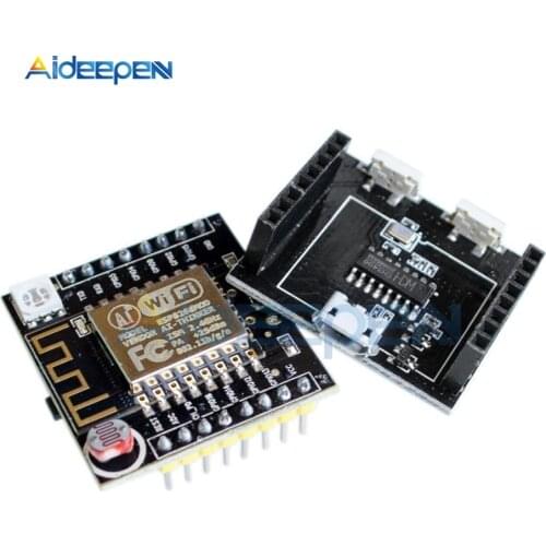 ESP8266 ESP-12F Serial WiFi Witty Cloud Development Board ESP-12F Module MINI NodeMCU for Arduino LDR WS2812 LED CH340 DIY KIT