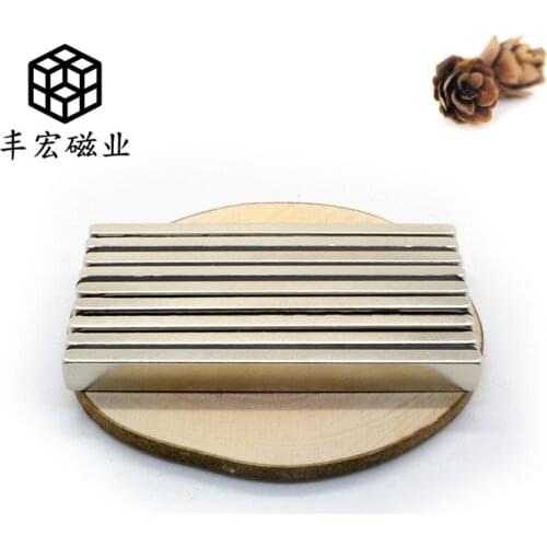 F 100*15*10 long bar magnet 100*15*10 square magnetic steel white sucker strong magnet