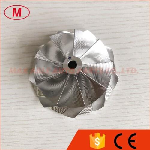 G30-900 reverse 884901/33478 61.75/76.60mm 9+0 Blades point milling turbo aluminum 2618/Milling/billet compressor wheel