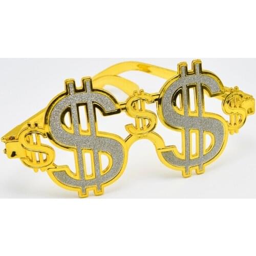 K1KC Funny Dollar Glasses Plastic Wearing Toy for Kids&Adults Trick Toy with Novelty Design Relieve Stress