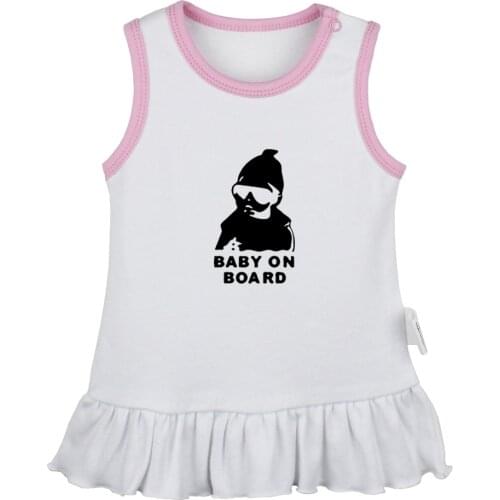 Carlos from the Hangover Baby on Board Boost Snail Newborn Baby Girls Dresses Toddler Sleeveless Dress Infant Cotton Clothes