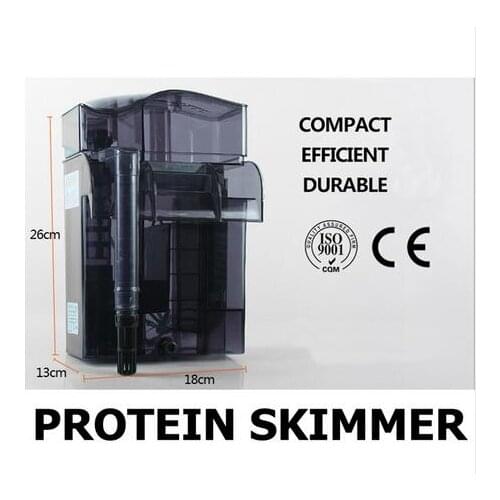 Marine aquarium hanging protein skimmer 500L/h for less than 200L fish tank compact efficient durable PS2012