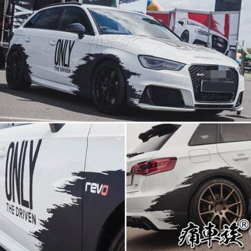 Car sticker FOR Audi A3 S3 A4 S4 Golf 7 Golf 6 POLO car sticker Racing decoration modified car sticker decal