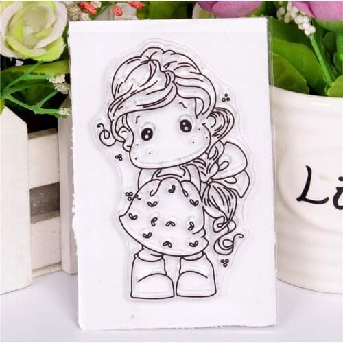 New cartoon pattern Stamp And metal die Scrapbooking Alphabet Stamp Embossing Craft Silicone Transparent Stampstampons