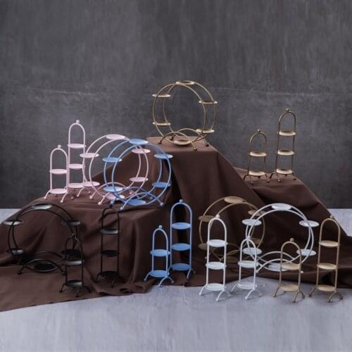 Wedding Cupcake Cake Decoration Plates for Macaron Cupcakes Display Ferris Wheel Type Cake Rack Candy Tray for Birthday Party