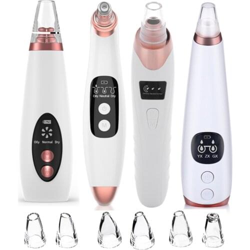 Blackhead Remover Face Deep Nose Cleaner T Zone Pore Acne Pimple Removal Vacuum Suction Facial Diamond Beauty Clean Skin Tool