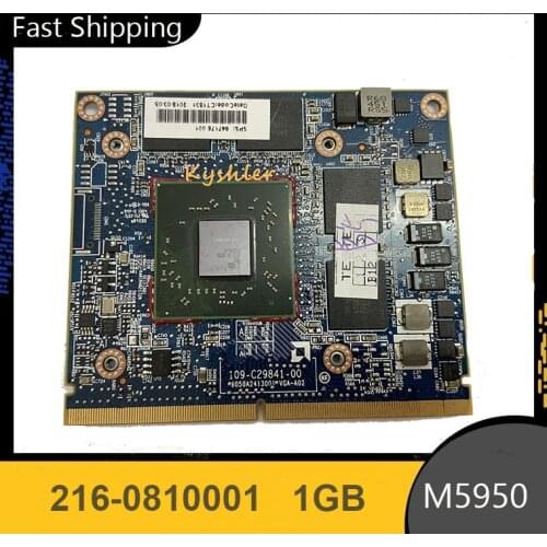 Original M5950 HD6770M HD 6770M VAG Display Card 1GB 216-0810001 Graphics Video Card For Laptop HP 8560W Fully Test