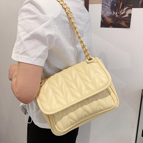 High Quality Women Small Shoulder Messenger Bags Designer Ladies Chain Crossbody Bags for Women Fashion Pu Leather Handbags New