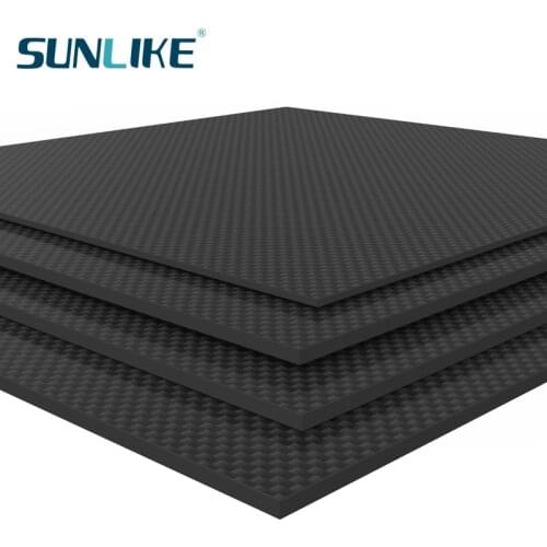 0.25MM-6MM 100MM X 250MM 3K Matt Surface Plain Twill Weave Carbon Plate Panel Board Sheets High Composite Hardness Material