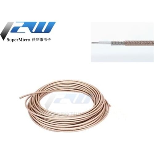 RG178 Coaxial Cable Low Lead Loss RF Adapter Cable 50 Ohm Extension Bridge Cable RG178