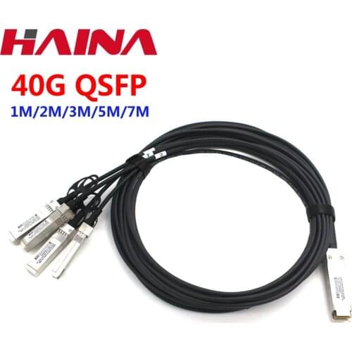 40G QSFP For Cisco To 4 10G SFP + Kabel 1M/3M DAC Koperen Sfp + Direct Attach Passief DAC 3M Kabels Compatibel For Mikrotick