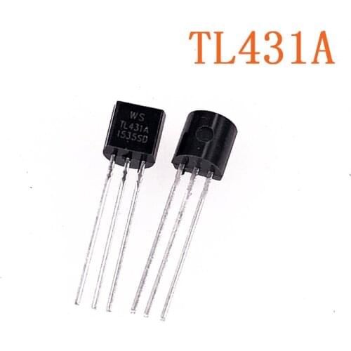 50PCS/Set TL431A TO-92 Transistor Assortment Kit TL431 Dip Triode Transistor Set Diy Electronic TL431 Transistors Pack