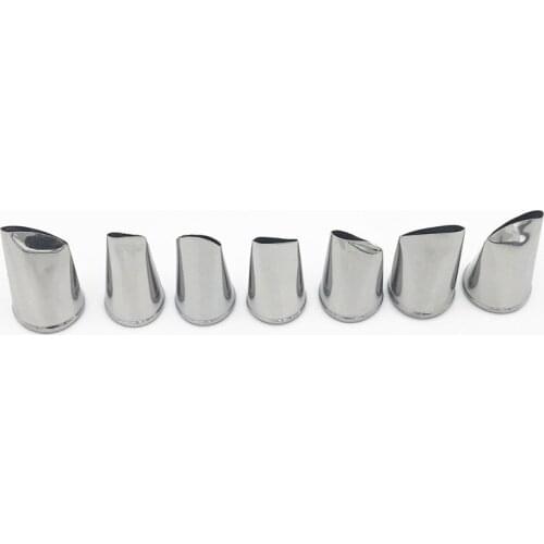 7pcs/set Cake Decorating Tips Set Cream Icing Piping Fondant Rose Nozzle Pastry Tools Fondant Decorating Tools