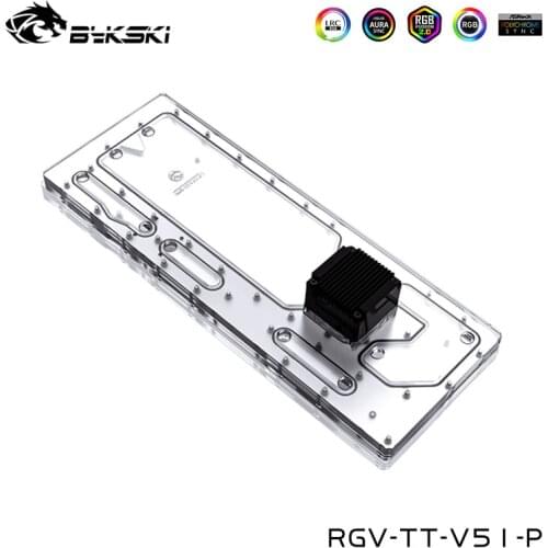Bykski Acrylic Distro Plate For Thermaltake View 51 Computer Case Water Tank ,Custom RGB Reservoir,RGV-TT-V51-P