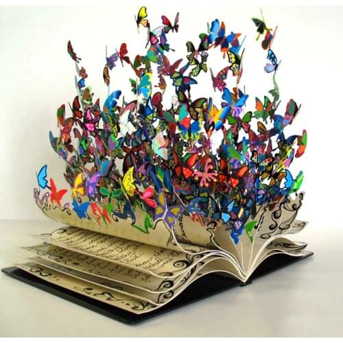 Full Square drill 5D DIY Diamond painting Butterflies book Diamond Embroidery Mosaic Cross Stitch Rhinestone home decor gifts