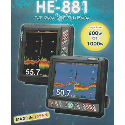 Authentic Japanese seahorse (HONDEX) HE-881 8.4 -inch display fish finder 1000W power