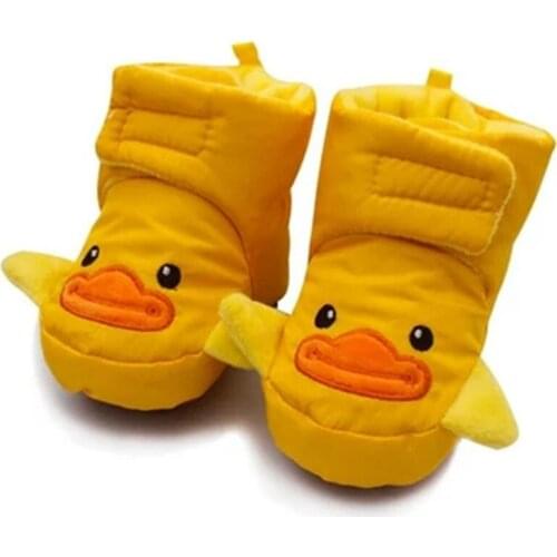 Baby Boots Bling Bling Plush Kids Winter Boots for Girls Genuine Leather Bowtie Crystal Stone Boots Kids Girls Boys Boots 0-12M