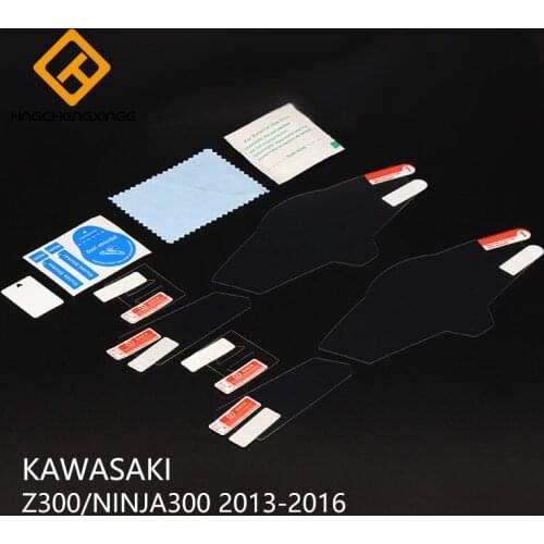 For Kawasaki Z300 NINJA300 2013-2016 Cluster Scratch Protection Instrument Speedometer Film Screen Protector Sticker