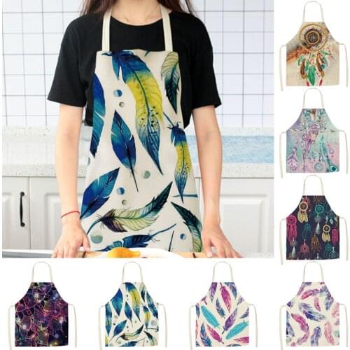 Dream Catcher Printing Adjustable Apron Women Men Home Cooking Tools Kitchen Bar Cleaning Accessories фартук для кухни