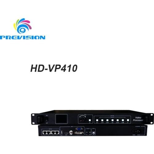 HDHUI HD-VP410 video processor widest 3840pixels highest 1920pixels supprt play video and image by U-disk audio input and output