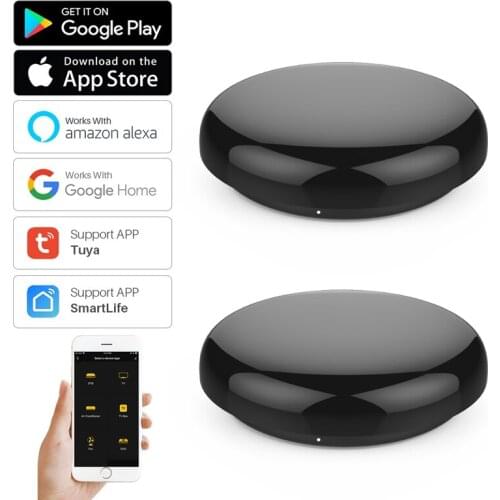 IR Remote Control Smart Wifi Universal Infrared Tuya For Smart Home Control For TV DVD AUD AC Works With Amz Alexa Google Home