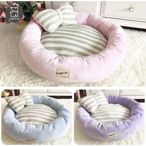 Candy Color Warm Princess Dog Bed House Cat Sleeping Bag Pet Bed Puppy Cushion Mat Cat Supplies Camas Para Perro Hundebett