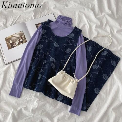 Модные джинсовые платья Kimutomo China At AliExpress