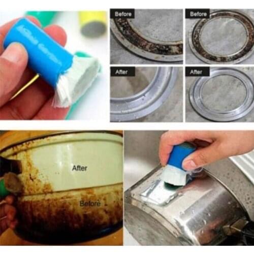 Hot Hot Magic Stainless Steel Rust Remover Cleaning Detergent Stick Metal Wash Brush