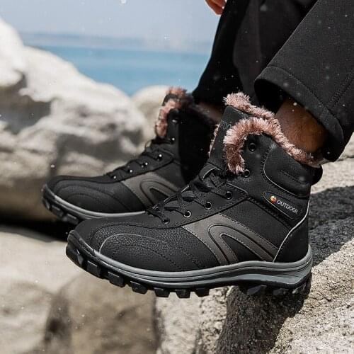 New winter Arrival Big Size Mens Hiking Shoes Male Outdoor Antiskid Breathable Trekking Hunting Tourism Mountain Shoes Durable