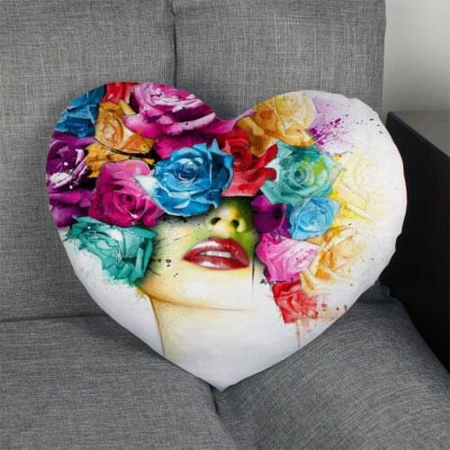 Custom patrice murciano paintings Heart Pillow Cover Zipper Pillowcase Cover dakimakura Wedding Home Office Decorative DIY Gift