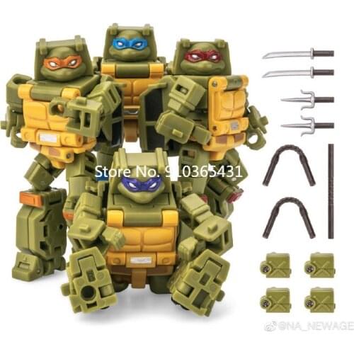 Brand New Newage Transformation Toy Na H19-N PIZZERIA Mini Warrior Heroes H19N Collection Action Figure Robot