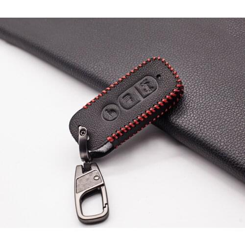Newest Stylish Leather Key Cover Case for Honda 2016-2020 PCX 125 150 Motorcycle 3 buttons moto key protect set