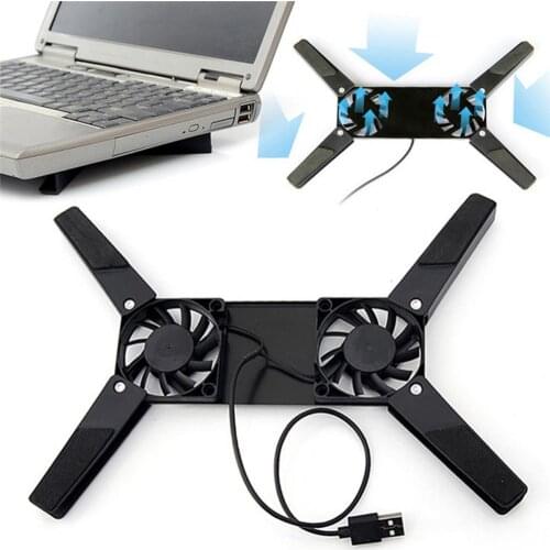 New Arrival Universal Foldable USB Laptop Cooler Quiet Anti-Slip Heat Dissipation Cooling Fan Bracket for most laptop