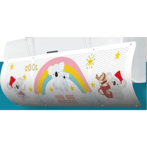 General Hanging-type Air Conditioner Arc Windshield Anti-direct Blowing Air Deflector Cute Cartoon Household Baby Kids Baffle