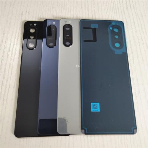 Original For Sony Xperia 5 II SO-52A XQ-AS52 XQ-AS62 XQ-AS72 5ii Back Battery Cover Rear Door Case Housing