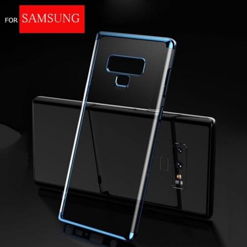 For Samsung Galaxy A10 A10e Transparent Soft TPU Case For Samsung Galaxy A01 A10s Cover Silicone Luxury Plating Phone Case