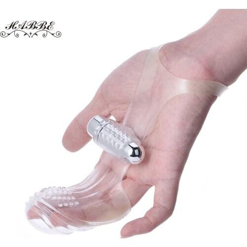 G spot Vibrator Finger Vibrator Vaginal Erotic Sex Toys For Women Clitoral Finger Masturbator Massager Adult Sex Products
