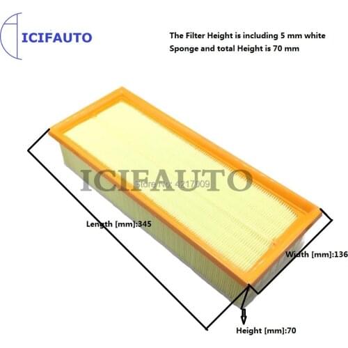 Air Filter For Audi A3 Q3 TT Quattro VW Beetle CC Eos Tiguan GOLF PASSAT JETTA CADDY Seat Skoda 1.4 1.6 1.8 1.9 2.0TDI TSI TFSI