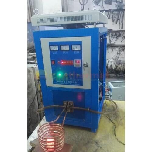 15-25KHZ max 40KW high frequency induction heating equipment with coil for stainless bar end forming