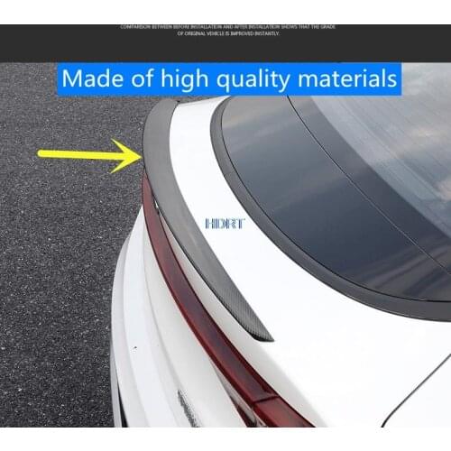 Rear Trunk Spoiler For Kia optima k5 2020 2021 Rear Trunk Lip Carbon Fiber ABS Wing Spoiler Car Styling